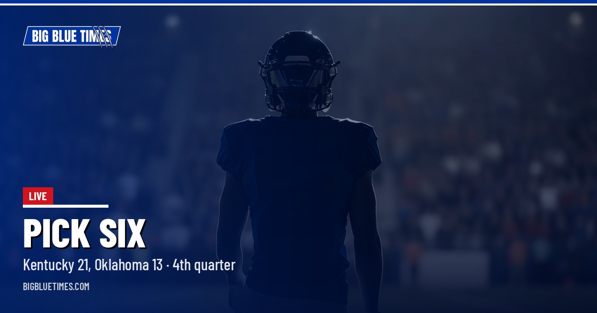 Kentucky 21, Oklahoma 13: Pick-six puts Cats up eight late | Big Blue Times card