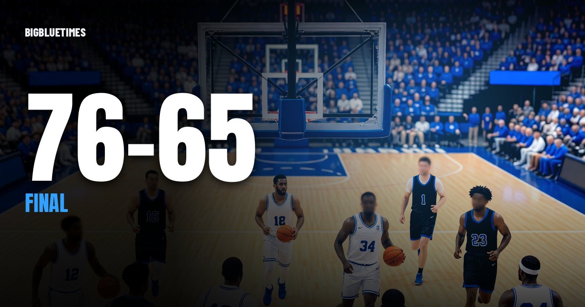 Final: Kentucky 76, Texas Tech 65 | Big Blue Times card