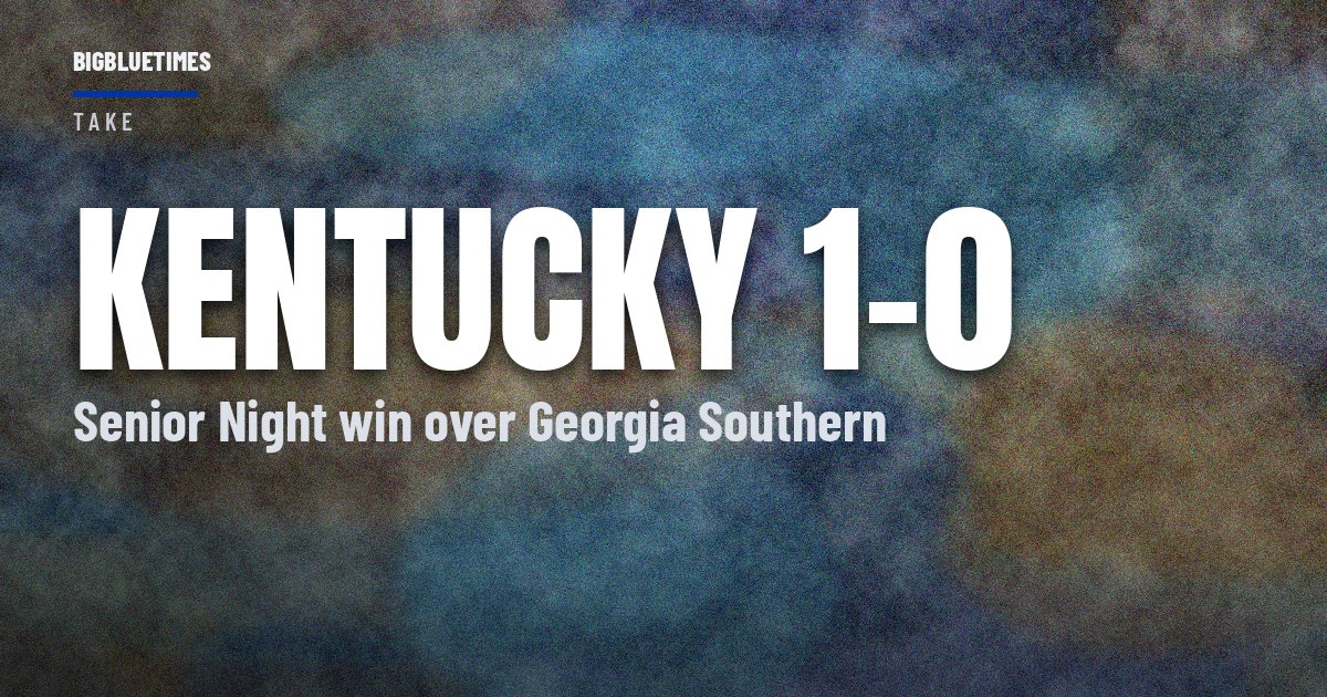 Kentucky Soccer Sends Seniors Out With 1-0 Win | Big Blue Times card