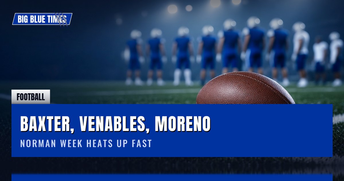 Thursday Roundup: Baxter Questionable, Venables Salutes the Wall, Moreno Fires Back | Big Blue Times card