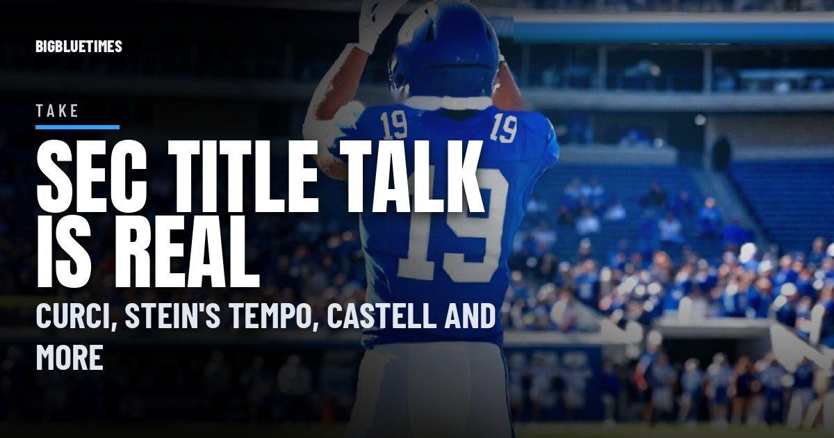 Tuesday Roundup: Fran Curci Wants a Kentucky SEC Title, Will Stein's Tempo and Jordan Castell Makes the Thorpe List | Big Blue Times card