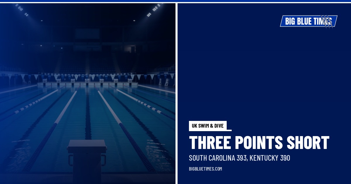 UK Swim & Dive Falls to South Carolina by Three Points in Atlanta | Big Blue Times card