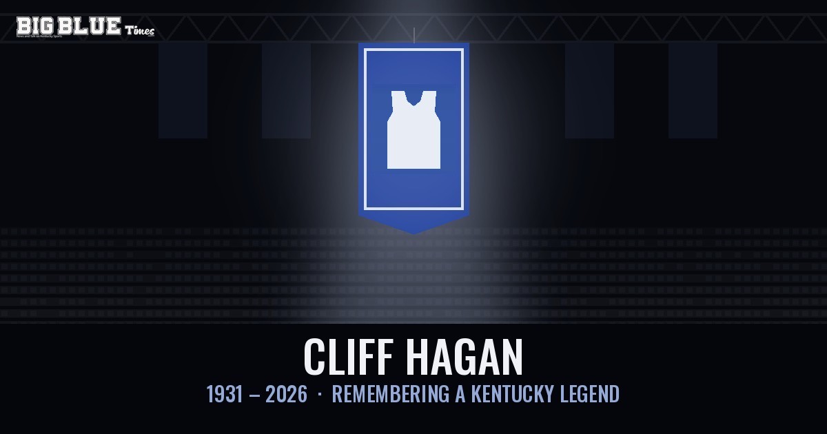 Cliff Hagan, Kentucky Legend and Hall of Famer, Dies at 94 | Big Blue Times card