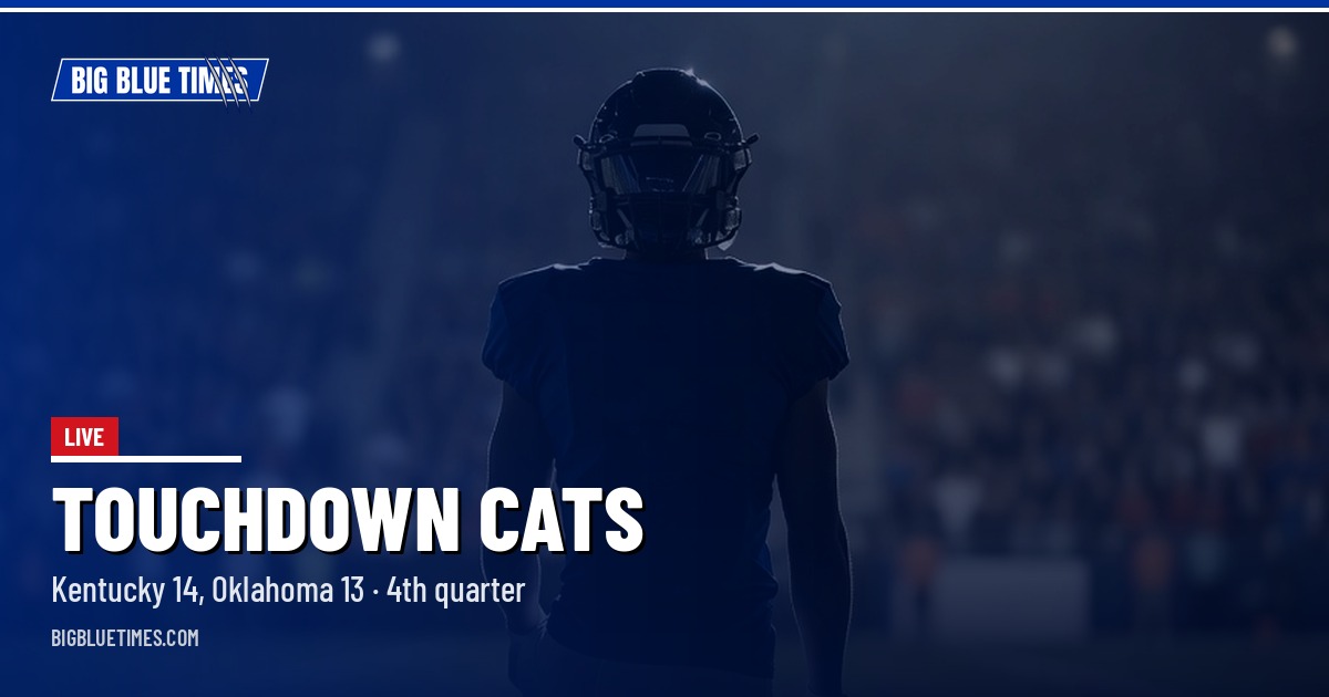 Kentucky 14, Oklahoma 13: Minchey hits Rodriguez again, Cats take the lead | Big Blue Times card