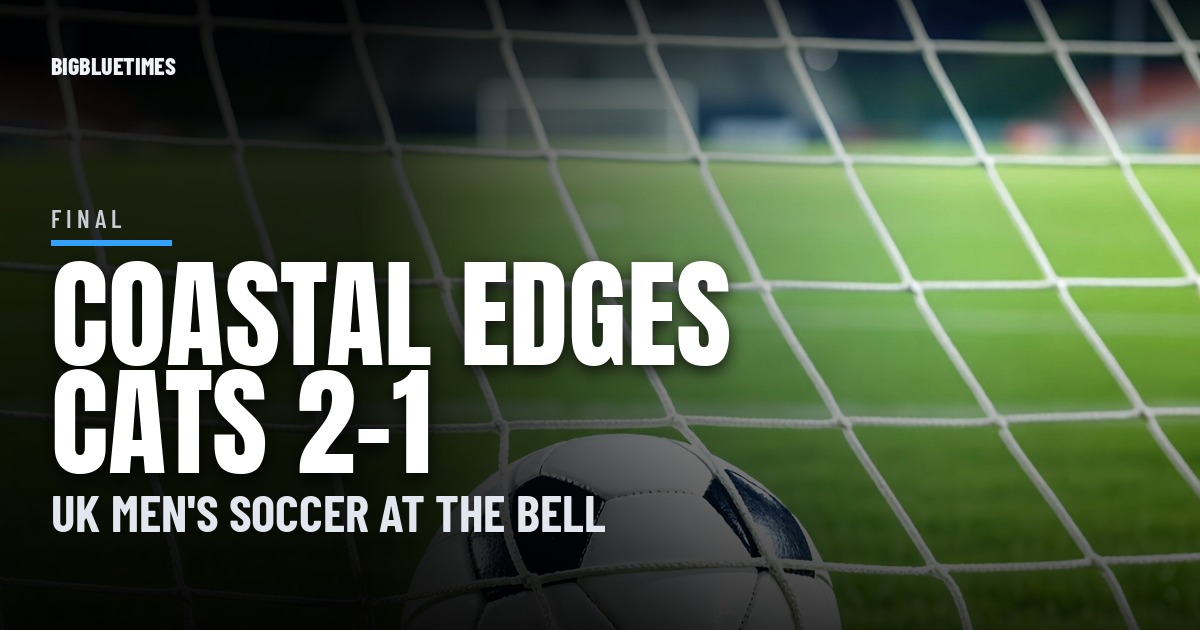 Kentucky Men's Soccer Falls 2-1 to Coastal Carolina at the Bell | Big Blue Times card