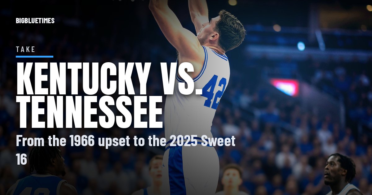 Kentucky vs. Tennessee Basketball: The History Behind the SEC Rivalry | Big Blue Times card