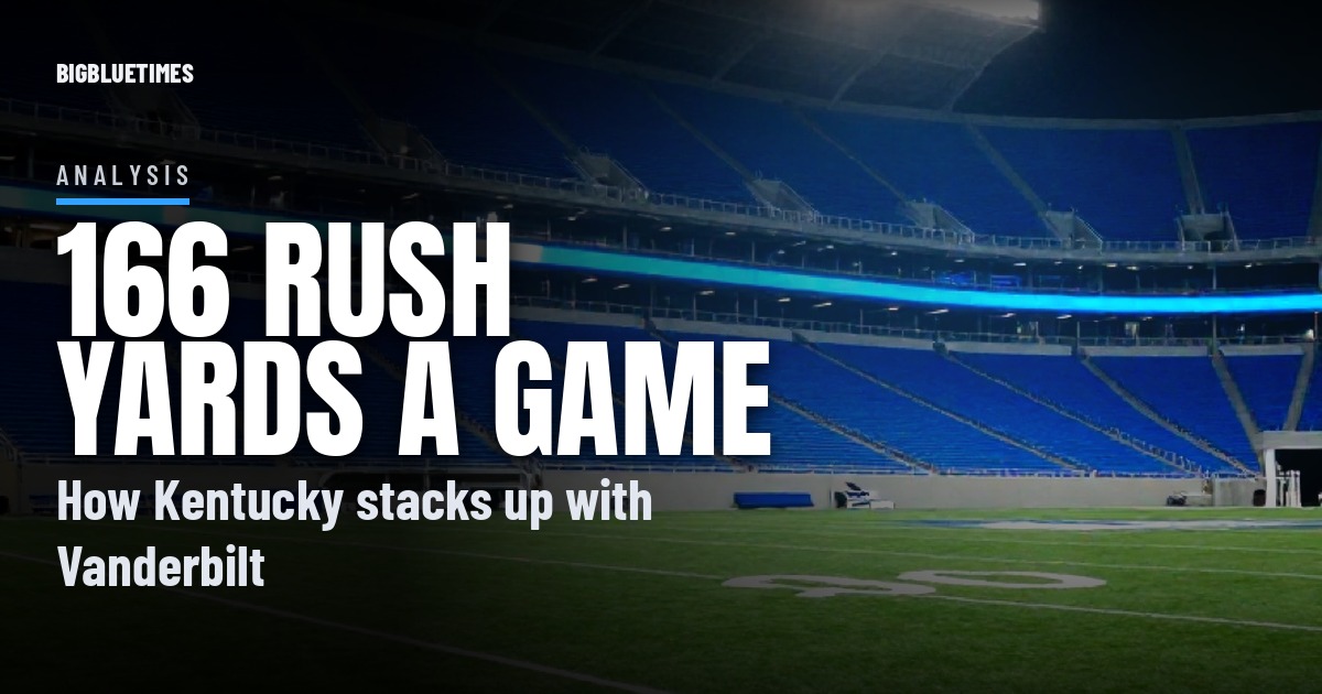 How Kentucky Stacks Up vs. Vandy: A 166-Yard Run Game Is the Edge | Big Blue Times card