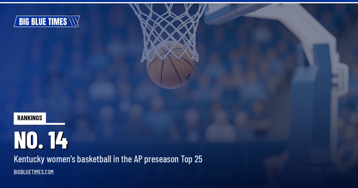 Kentucky Women's Basketball Opens 2026-27 at No. 14 in the AP Top 25 | Big Blue Times card