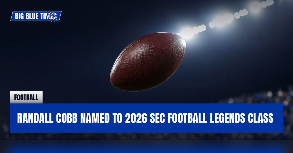 Randall Cobb Named to 2026 SEC Football Legends Class | Big Blue Times card