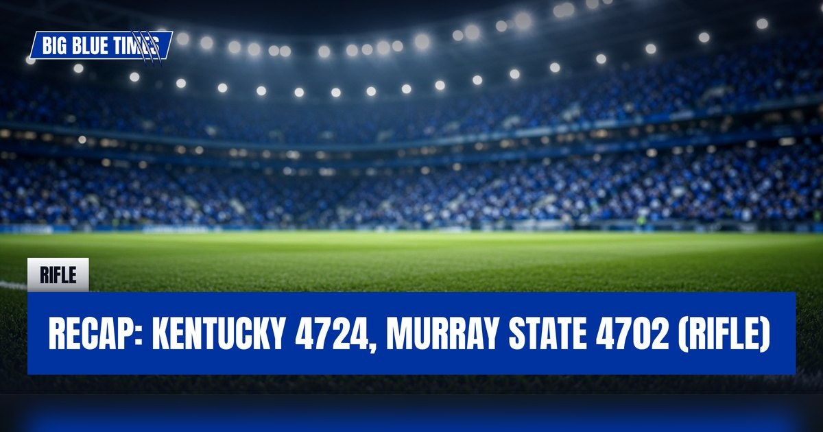Recap: Kentucky 4724, Murray State 4702 (Rifle) | Big Blue Times card