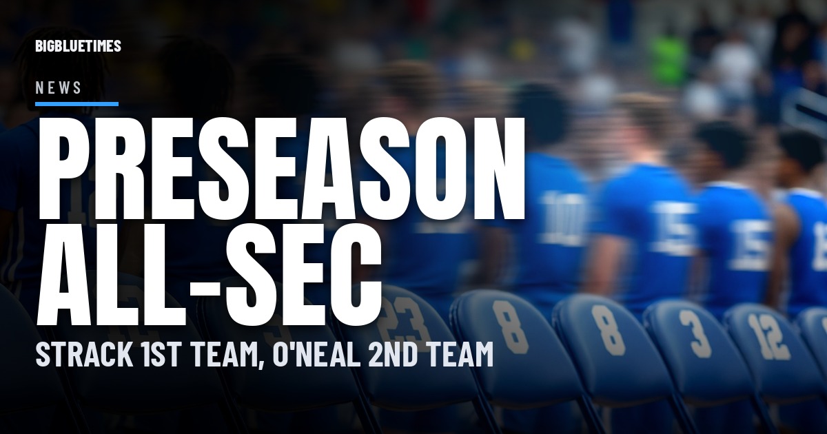 SEC Coaches Put Clara Strack and Me'Arah O'Neal on the Preseason All-SEC Teams | Big Blue Times card