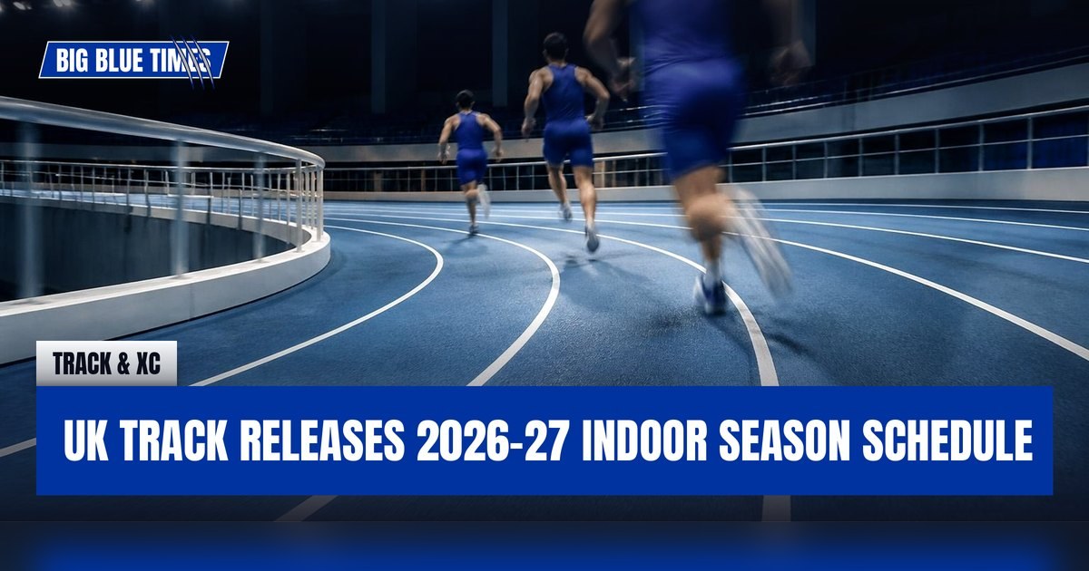 UK Track Releases 2026-27 Indoor Season Schedule | Big Blue Times card